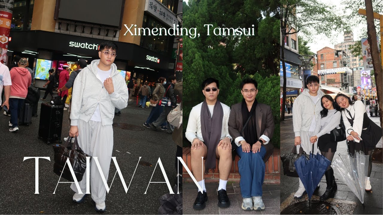 First Time in Taiwan 🇹🇼 (Ximending, Tamsui) | Taiwan Vlog Pt. 1