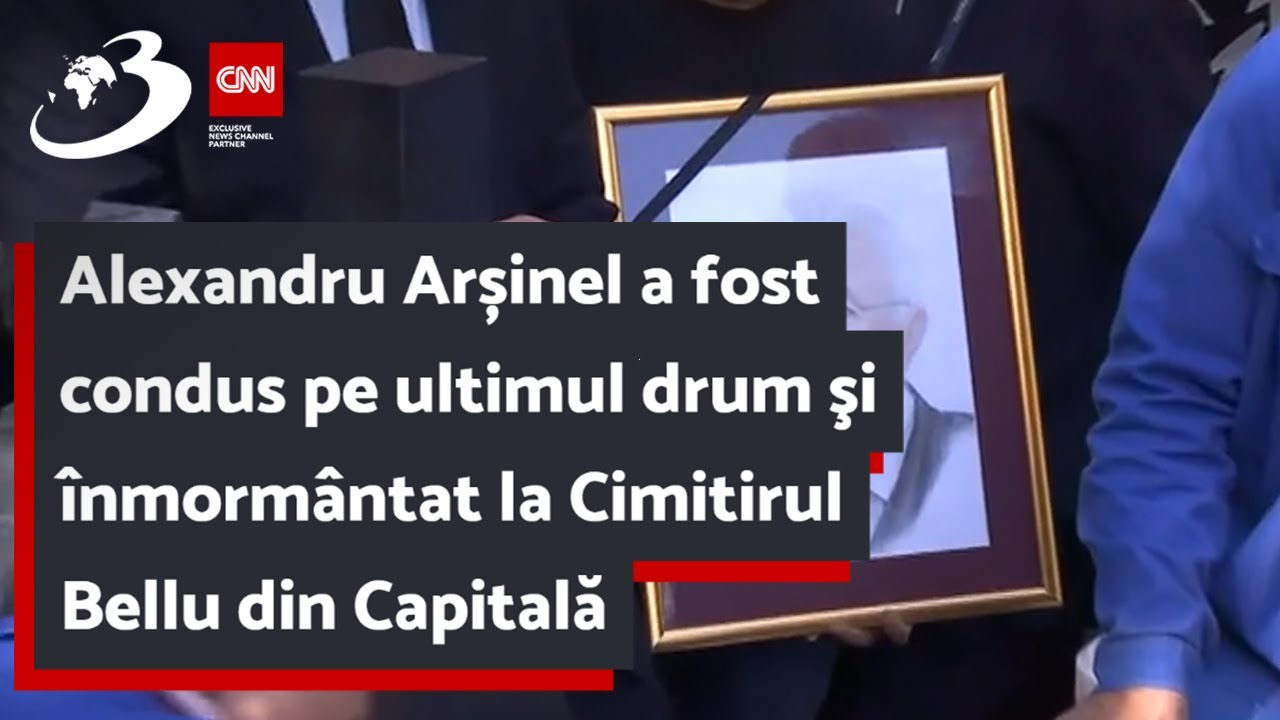 Alexandru Arșinel a fost condus pe ultimul drum şi înmormântat la Cimitirul Bellu din Capitală