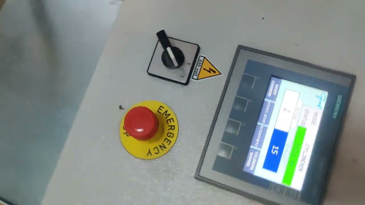 TSG cylinder Sharpening - Pneumatic controlled