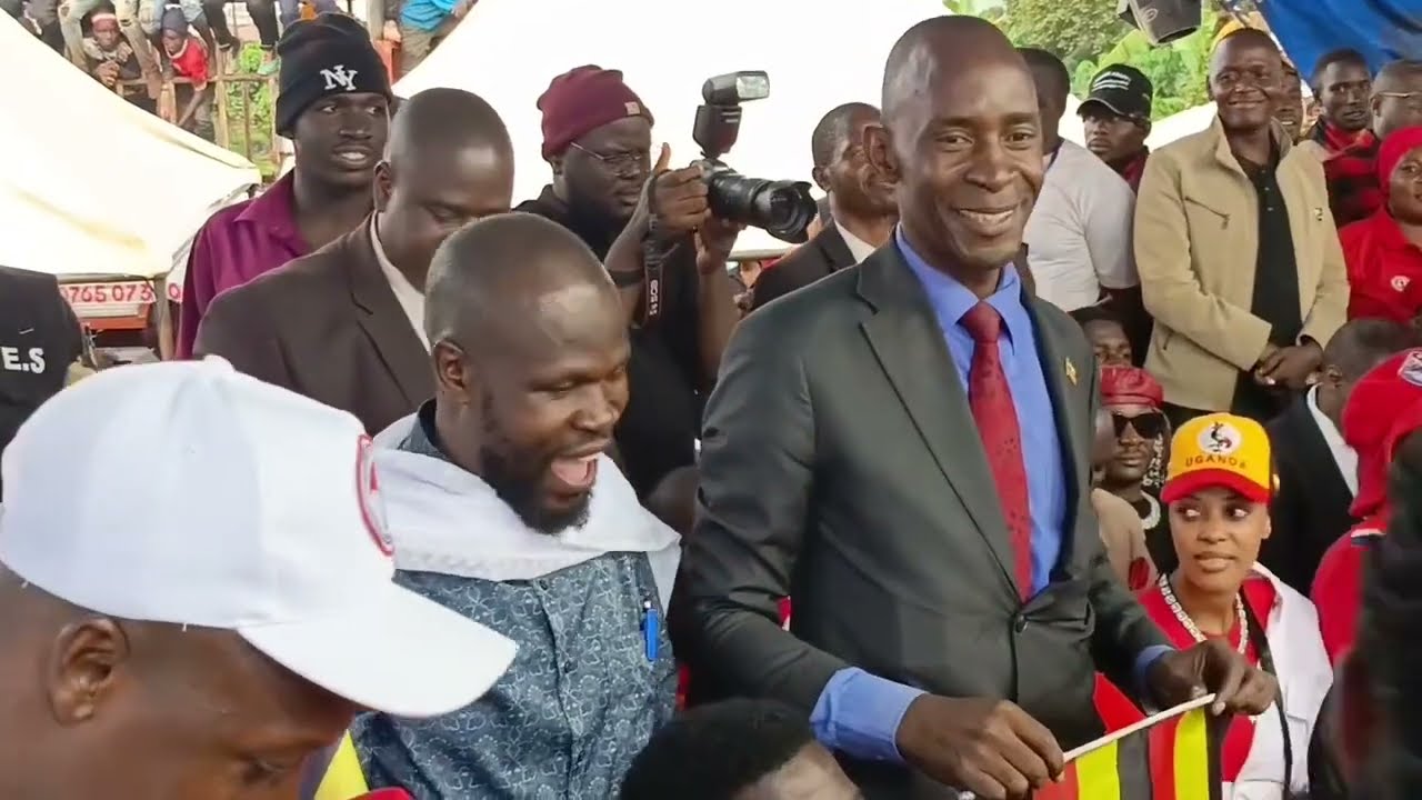 HON. Shamim Malende Shine AT President's Rally in Nateete