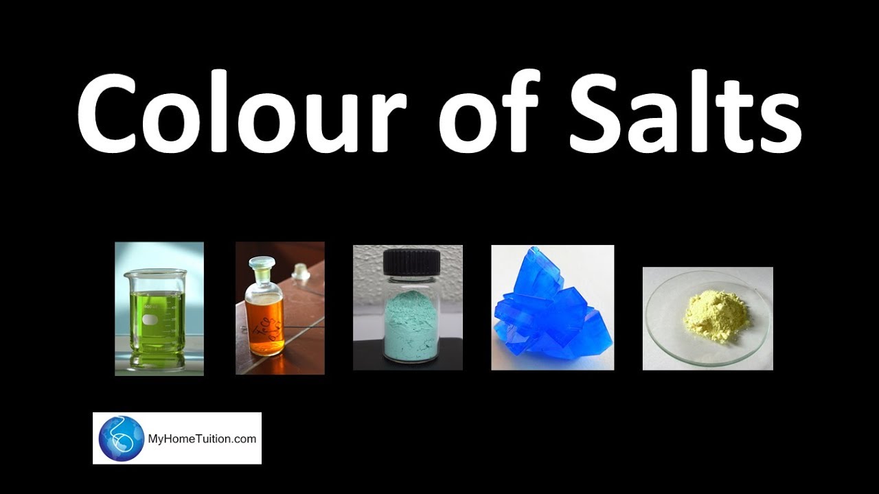 Colour of Salts | Acid, Base and Salt