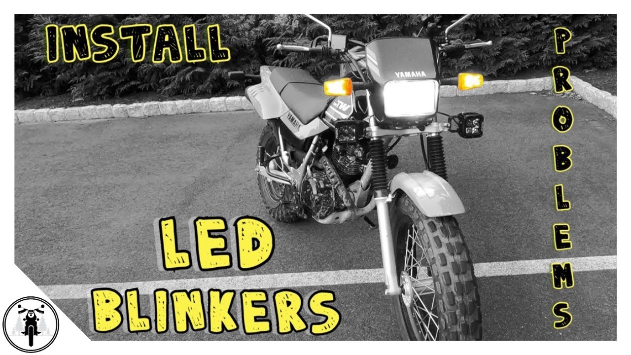 Yamaha TW200 LED Blinker & Relay // Install // Problems