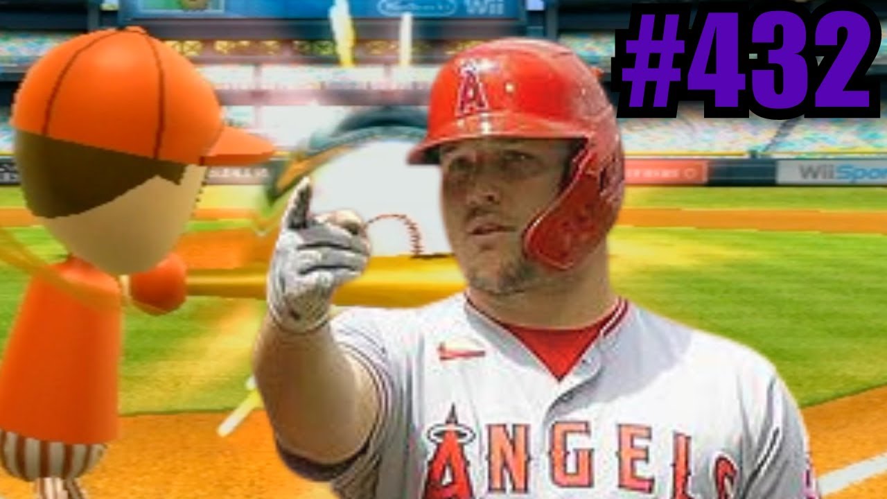 MIKE TROUT DEBUT'S IN Wii SPORTS BASEBALL