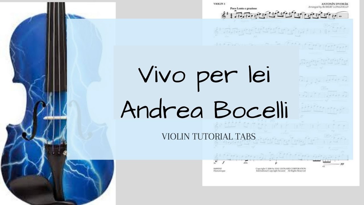 Vivo per lei - Andrea Bocelli