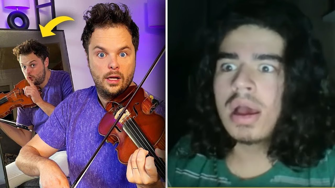 My REFLECTION Played a Duet With Me On Omegle