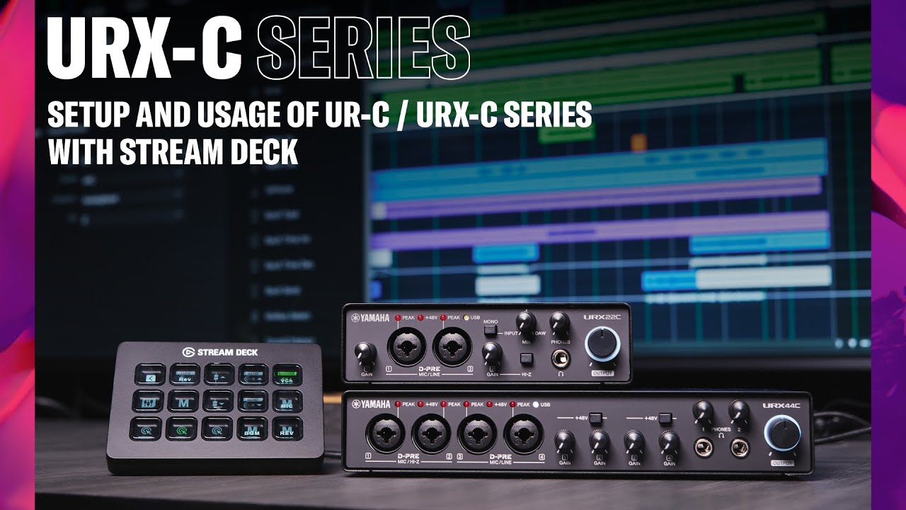 Make Streaming Easier! Yamaha URX-C & Elgato Stream Deck Setup + Tips