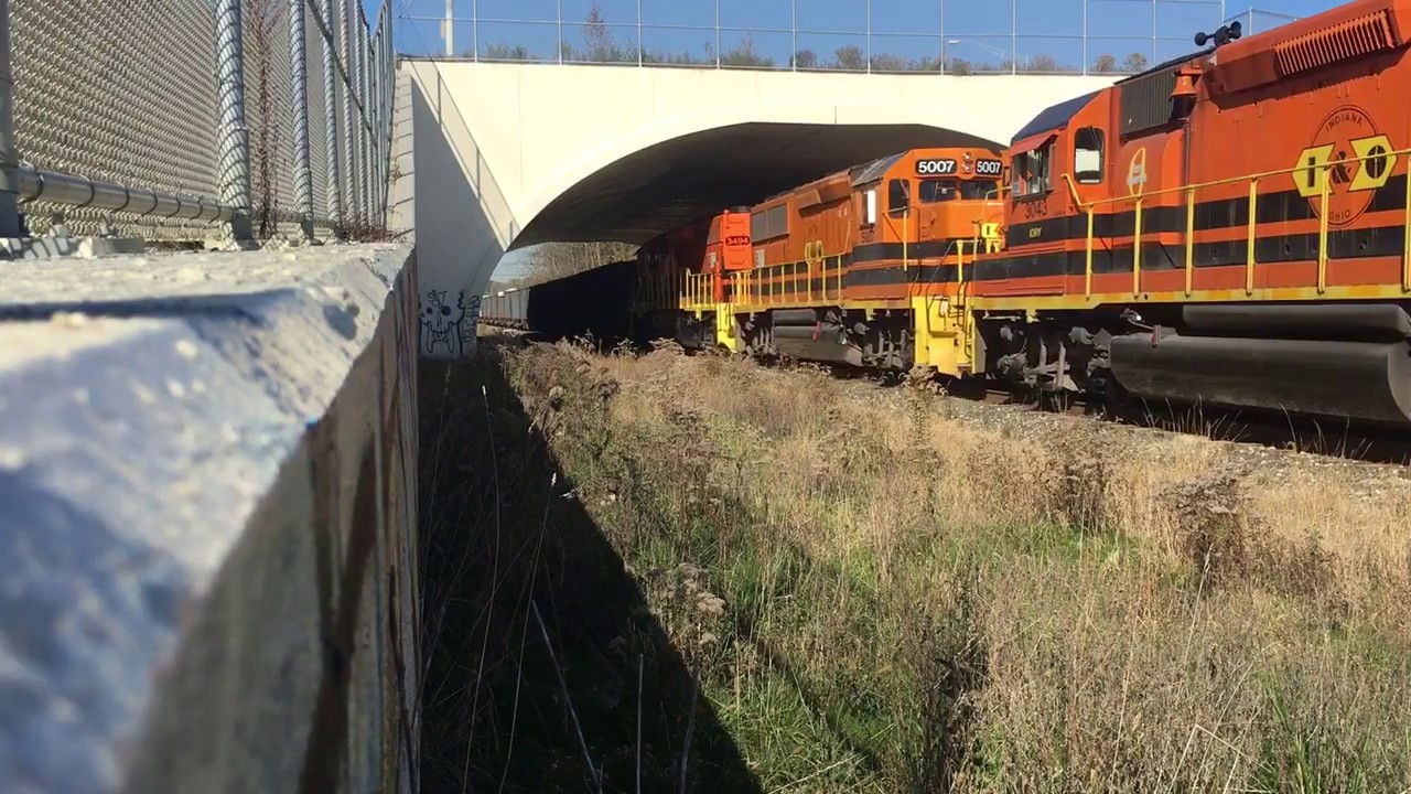 I&O Melvin Stone unit train in Oakley, OH 11/13/16 on the Oasis Sub.