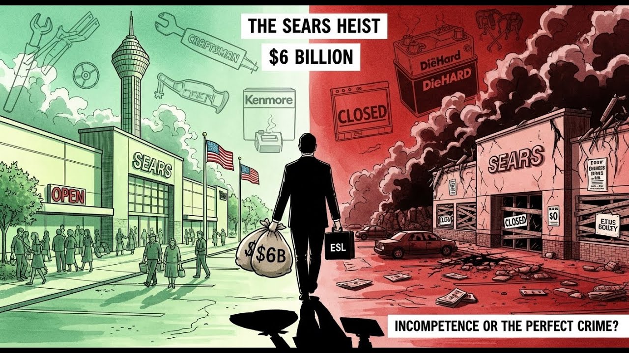 The Sears HEIST | How Eddie Lampert 'Stole' $6 Billion and DESTROYED America's Retail Giant