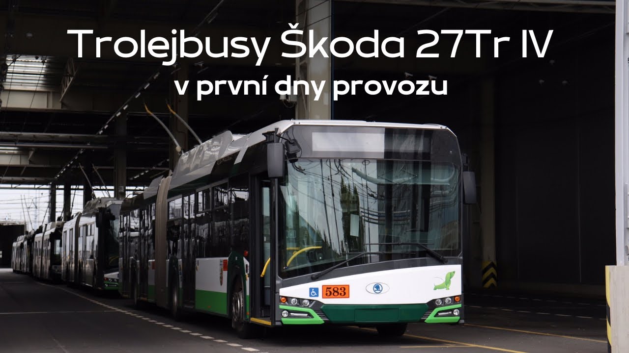 [Plzeň] Nové trolejbusy Škoda 27Tr IV v první dny provozu