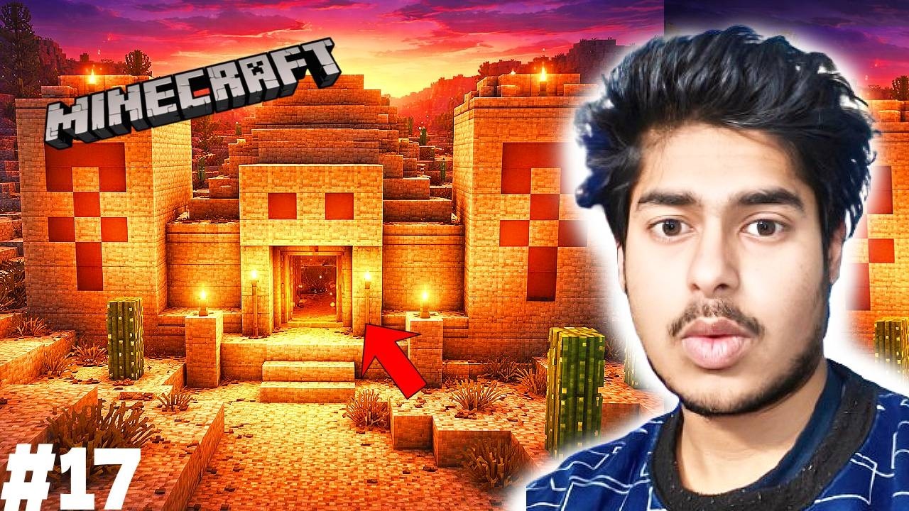 I Found a Desert Temple with Hidden Treasure in Minecraft 🏜️💎 | Minecraft Survival Series #17