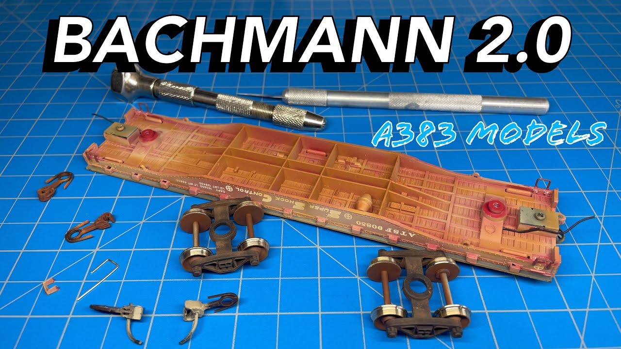 Como mejorar tus vagones Bachmann, agregando detalles y temperizando.