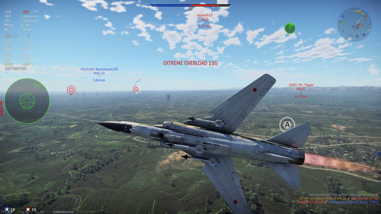 MiG-23MLD vs JA37C 