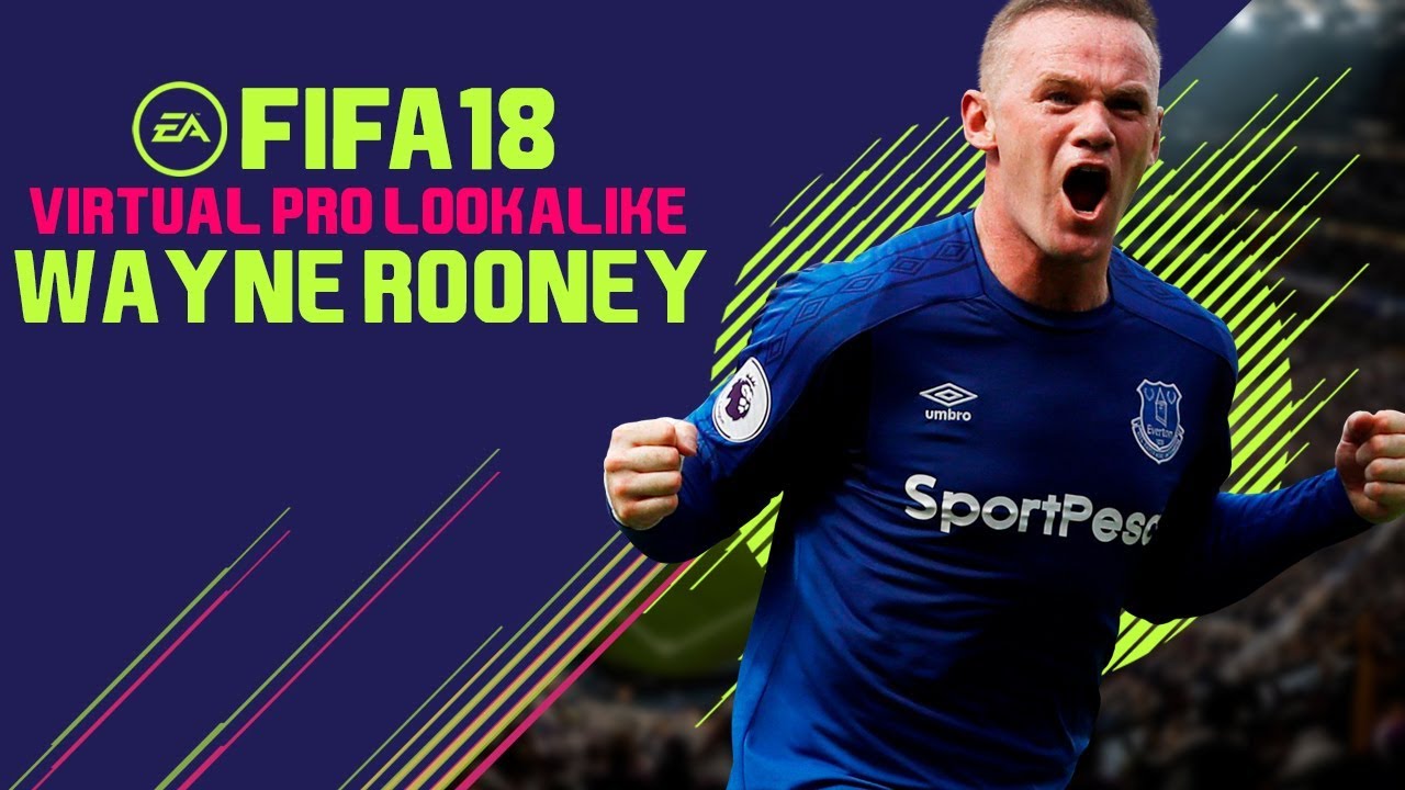 FIFA 18 | VIRTUAL PRO LOOKALIKE TUTORIAL - WAYNE ROONEY