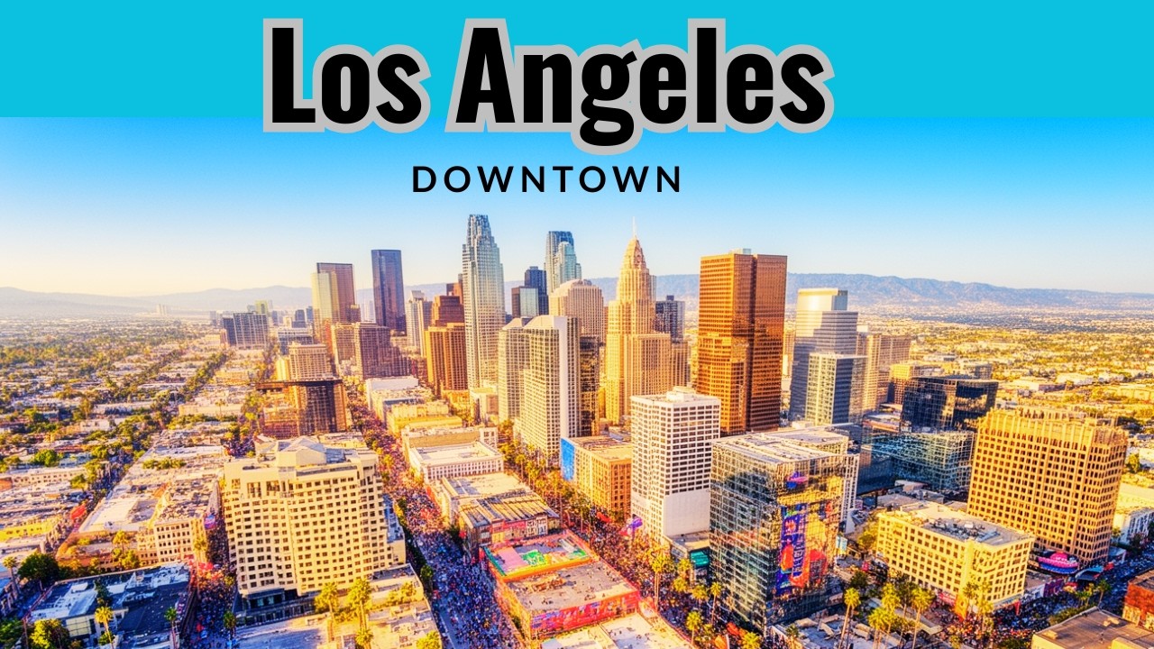 Stunning Downtown Los Angeles City Drone Footage 2026