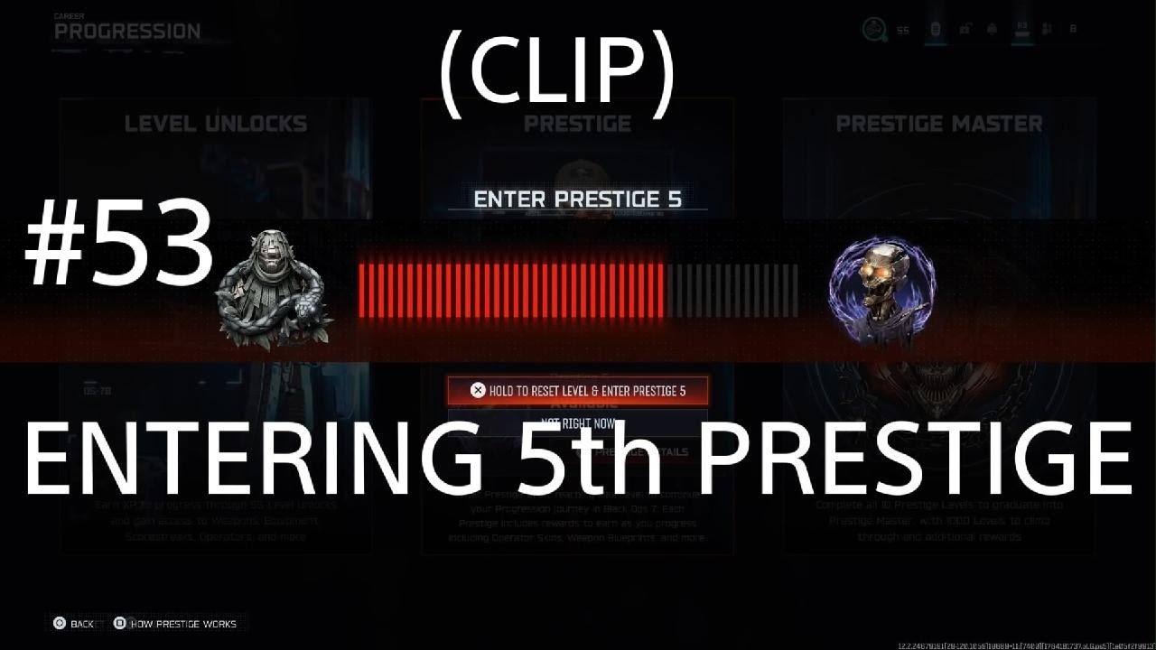 Call of Duty BO7- ENTERING 5th PRESTIGE (CLIP) (No Commentary)