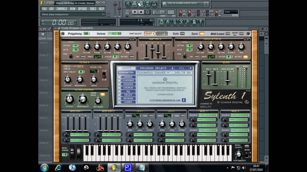Deadmau5 Progressive house synth on sylenth1
