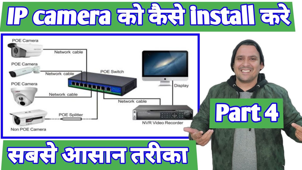 IP Camera installation and Configuration basics | IP camera ko kaise Install karte hai
