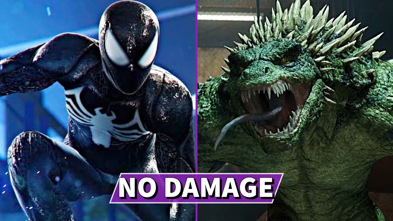 Marvel's Spider-Man 2 - Black suit Peter Vs Lizard [ULTIMATE / NO DAMAGE] PS5 4K