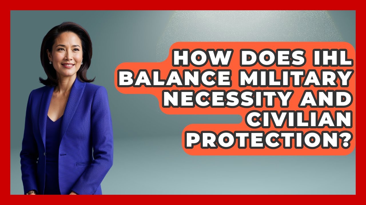 How Does IHL Balance Military Necessity And Civilian Protection?