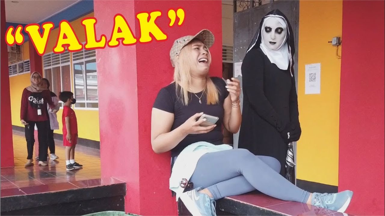 Prank Hantu Valak || The Nun Prank..!! Ghost prank very funny