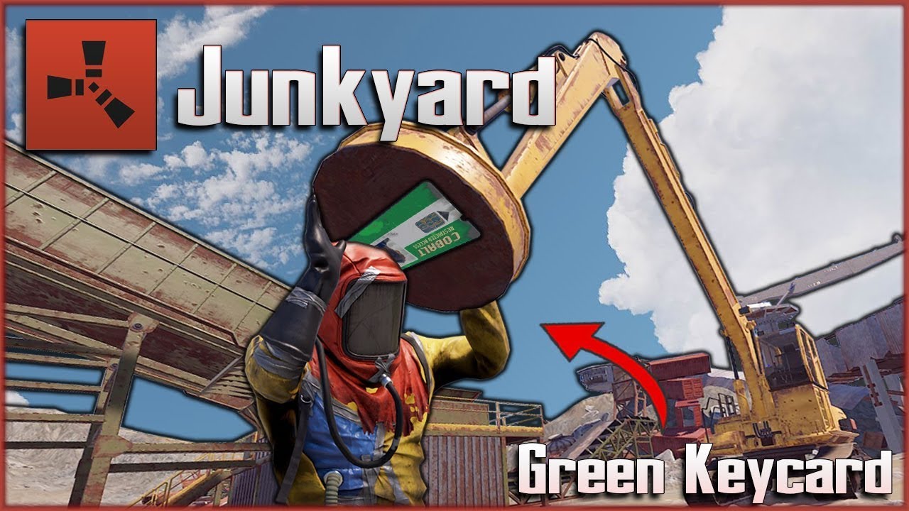 Junkyard Monument Guide | Rust Tutorial | Green Keycard