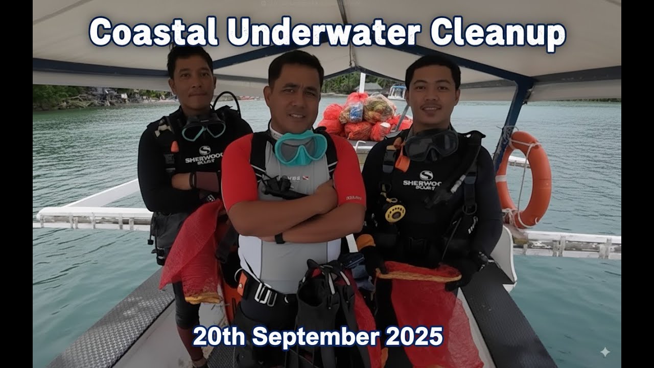 Minilog Cleanup Dive 2025 🌊 | International Coastal Cleanup Day in Anilao
