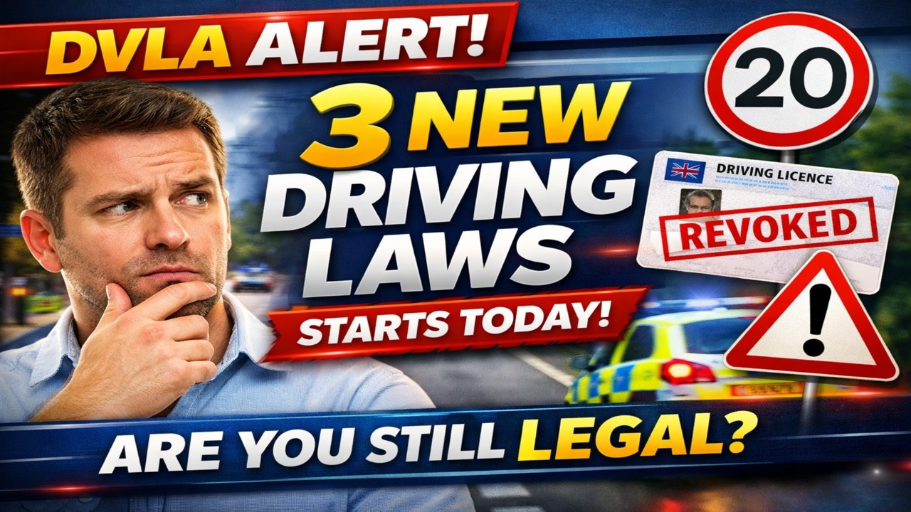 DVLA Update: 3 New Driving Laws Effective Today &ndash; Are You Still Compliant?