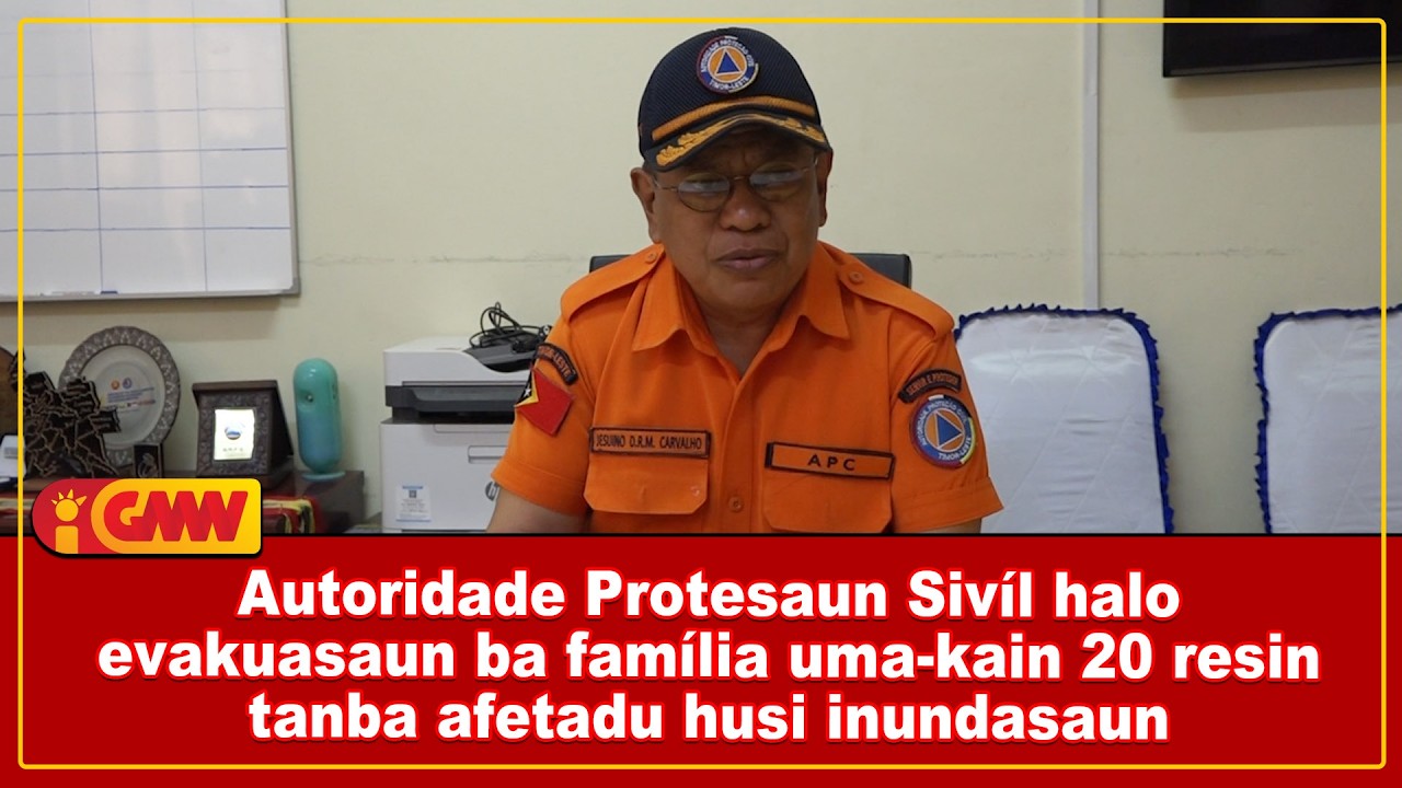 APC halo evakuasaun ba família uma-kain 20 resin tanba afetadu husi inundasaun