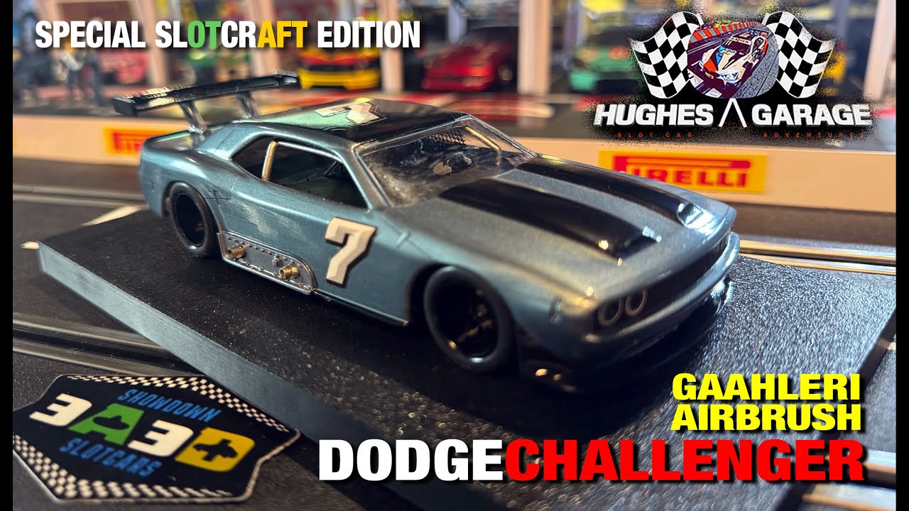 3A3D Dodge Challenger build Part 1 plus Gaahleri Mobius Airbrush - Episode 93