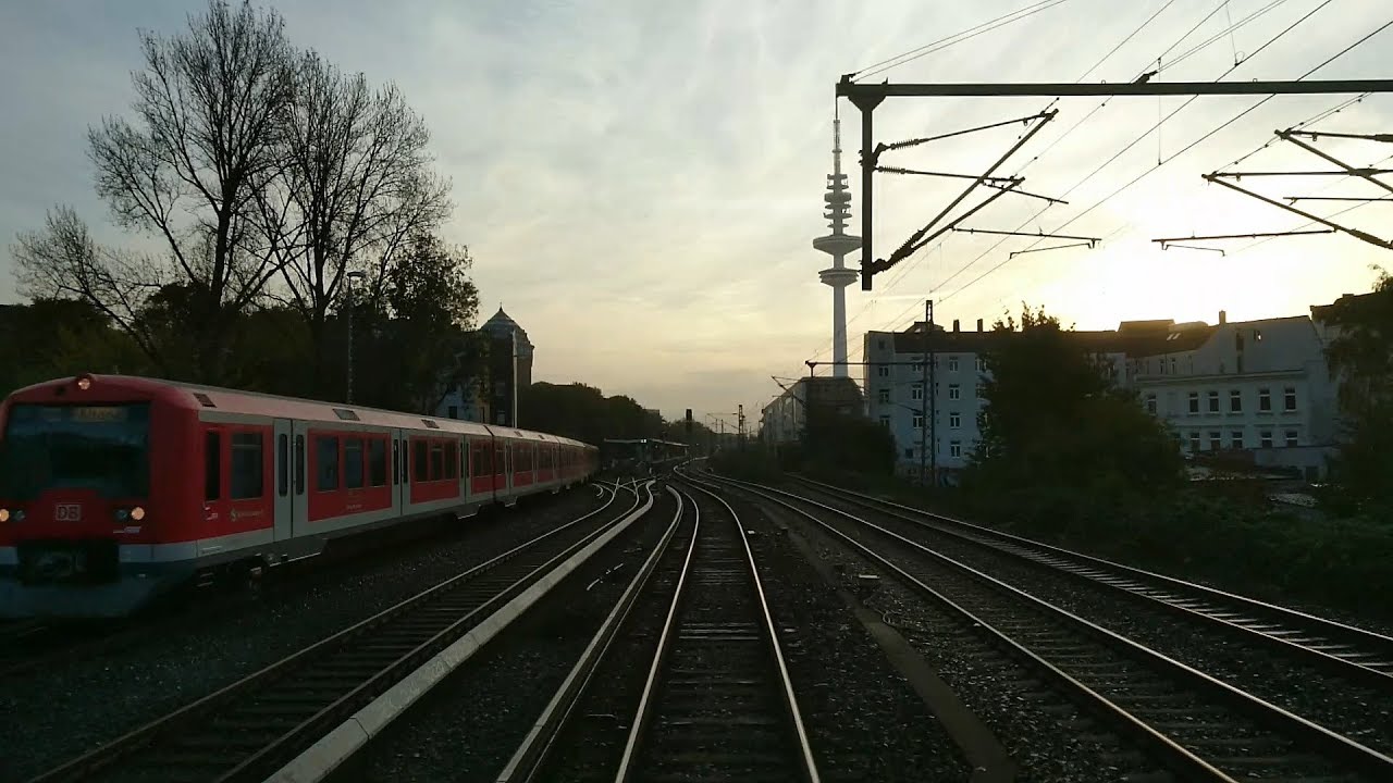 Führerstandsmitfahrt BR472 S-Bahn Hamburg S21 Elbgaustrasse - Aumühle 