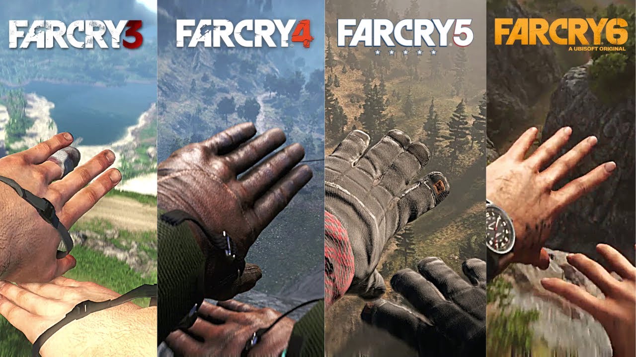 Wingsuit Evolution in Far Cry Series