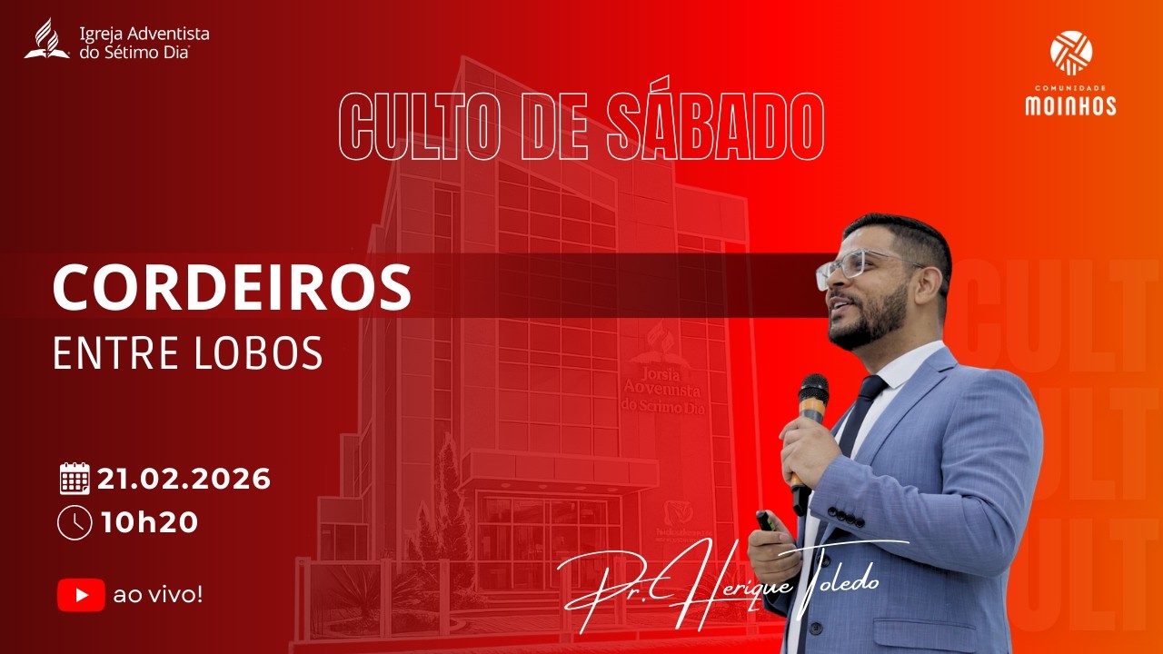 Culto de Sábado | 21.02.2026 | Pr. Henrique Toledo | Cordeiros entre os Lobos