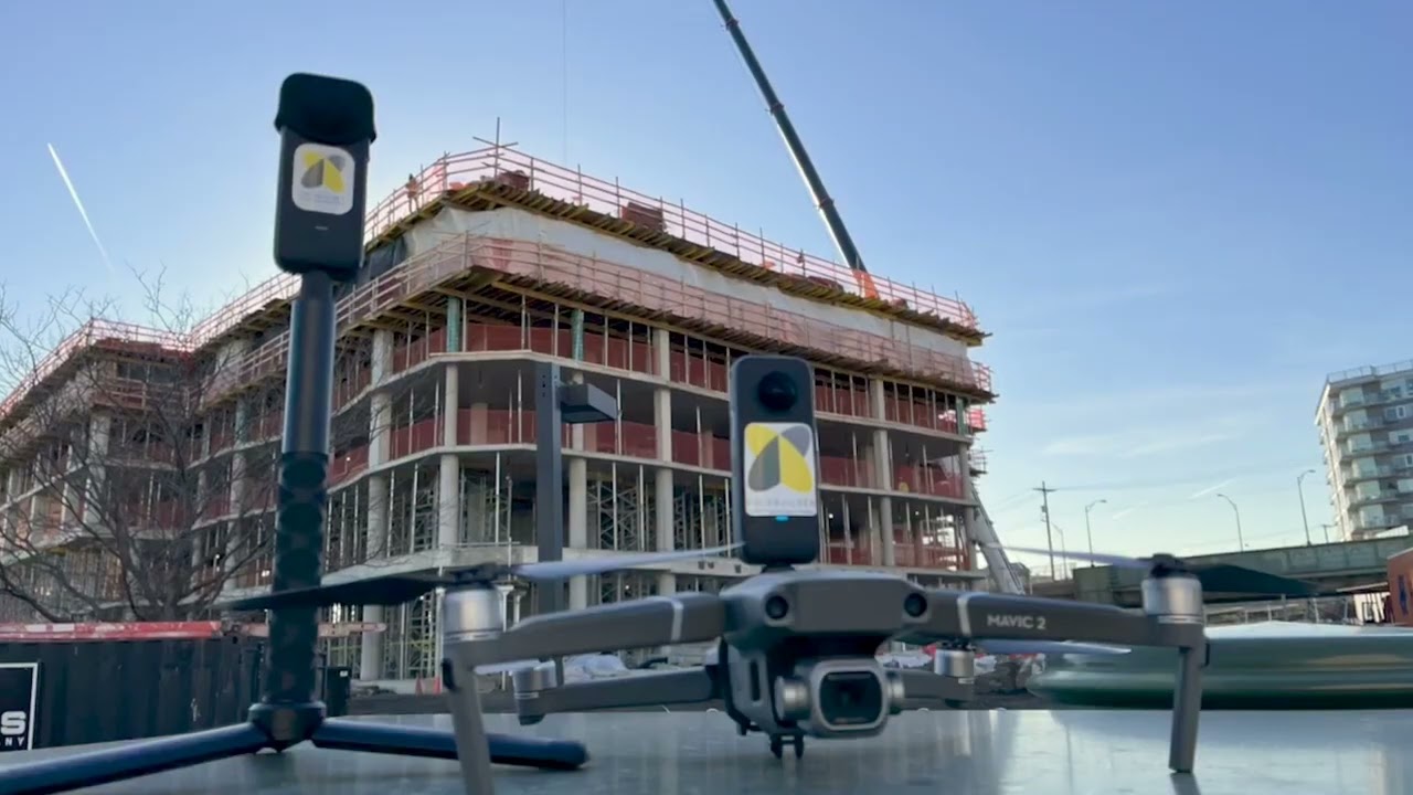 How to use 360&deg; drone footage for jobsite documentation with HoloBuilder