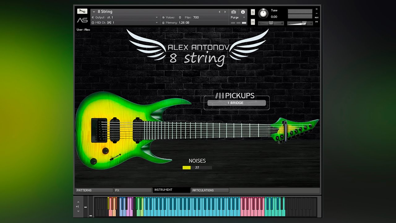 8 String metal guitar VSTi (KONTAKT)