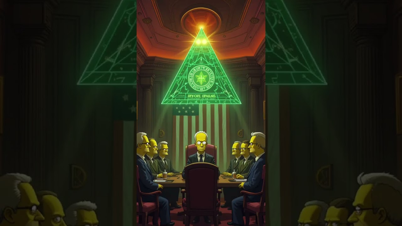 Part 2👁️ Are the simpsons related to the illuminati #illuminati #simp