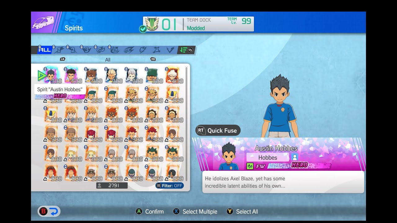 Inazuma Eleven Victory Road - Modded - Items, Characters, Currency #inazumaelevenvictoryroad