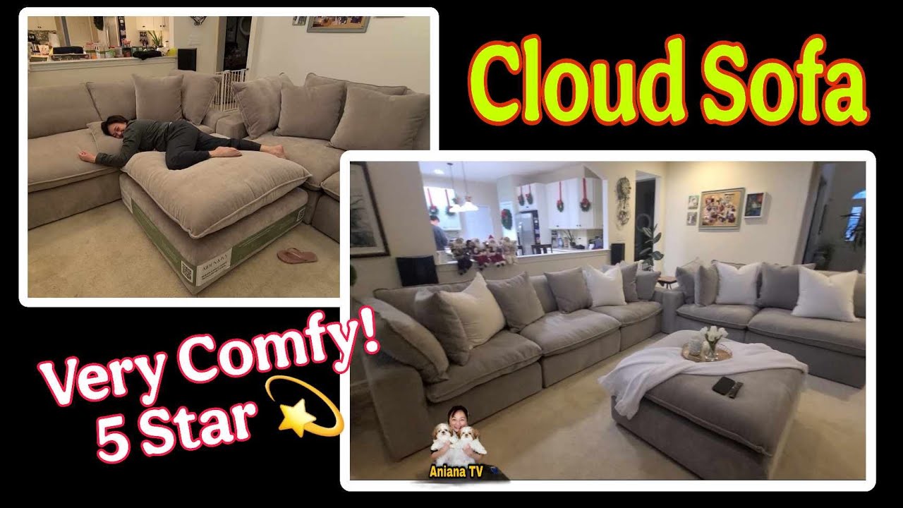 Cloud Sofa Sectional from Costco! Ang sarap upuan at higaan | @AnianaTV