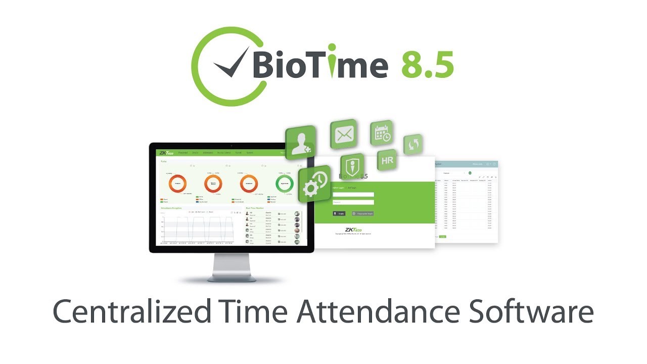ZK Biotime 8 5 Installation and Configuration | Web based ZK Attendance Software #zkteco #biotime