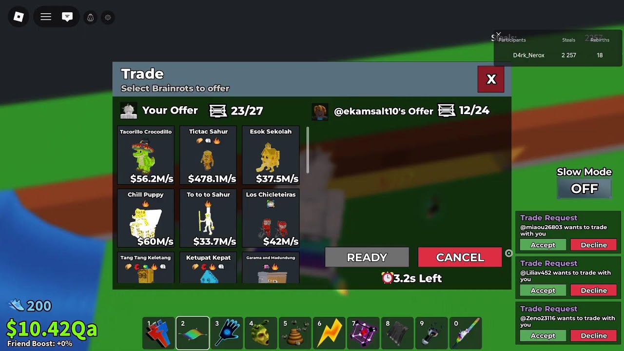 Live🔴 steal a brainrot trade machine🤖 et pvp🚨