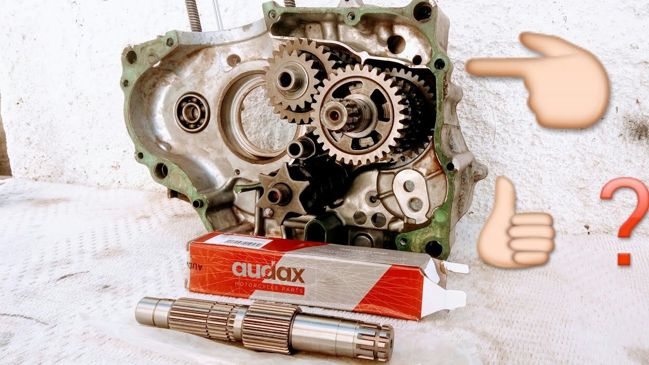 como montar caixa de marcha de moto (em detalhes). Twitter, CB 300, tornado, Falco,e outras.