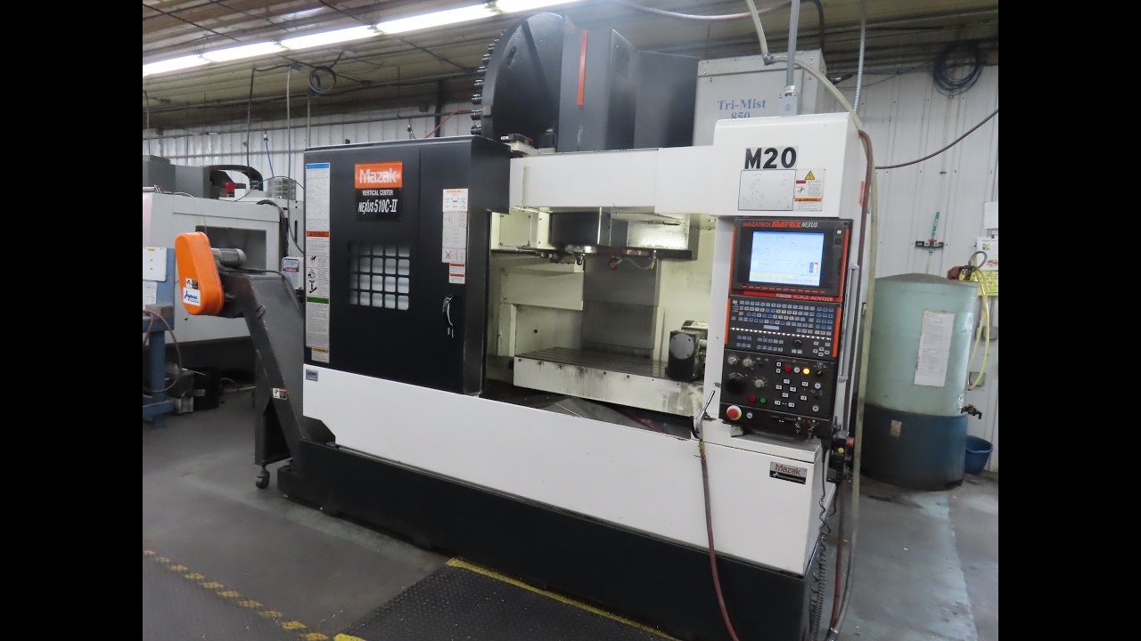 Mazak VCN 510C-II CNC Vertical Machining Center, Mazatrol Matrix CNC Ctrl, 4th Axis Drive & MORE!