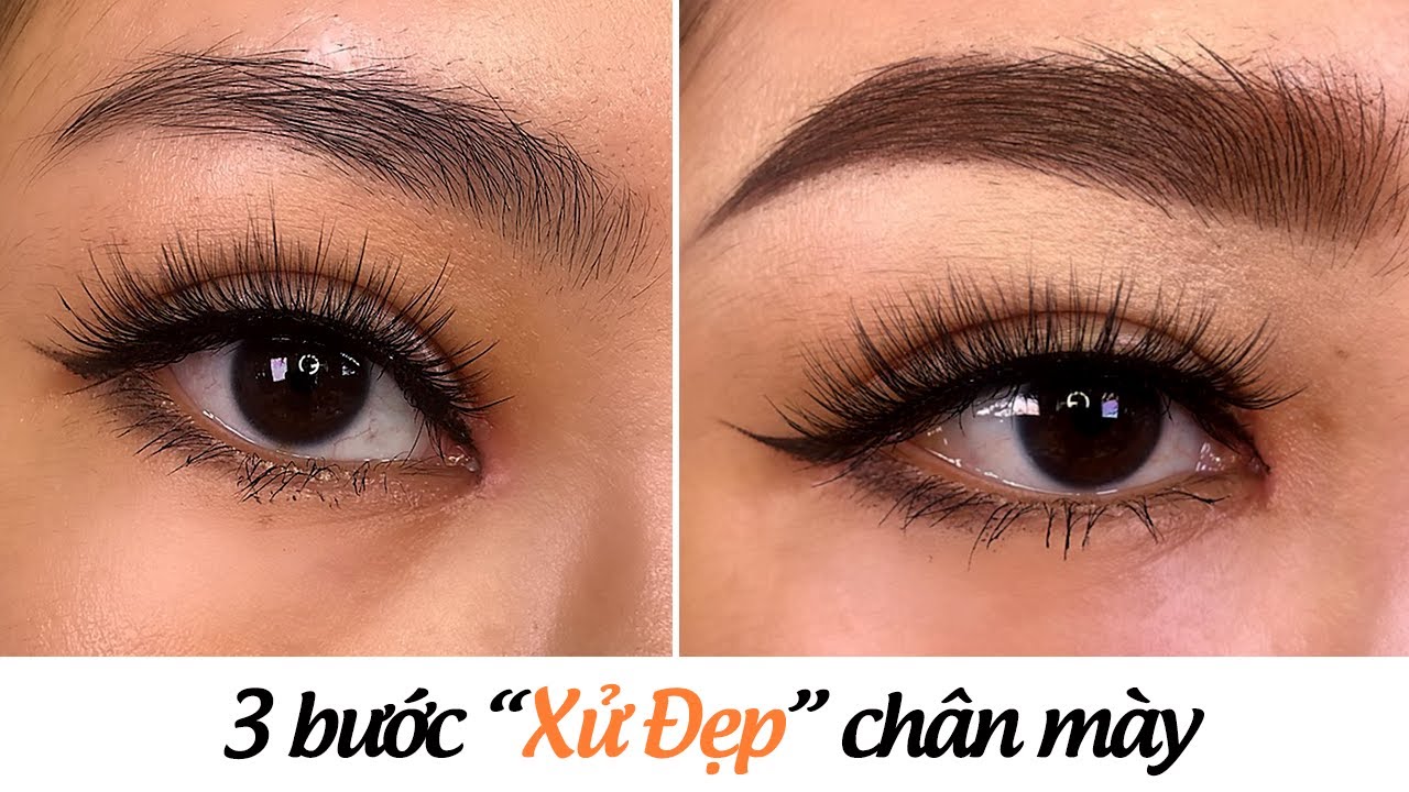 Hướng Dẫn 3 Bước Kẻ Chân Mày Siêu Dễ - 3 Step Eye Brows Tutorial [ Vânmiu Beauty ]
