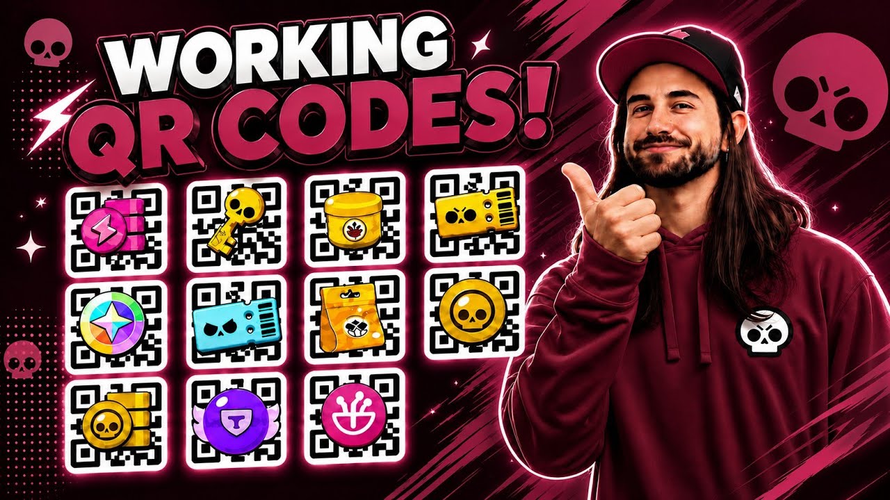 ALL  Working x6+ 🔥 QR CODES + FREE BUFFIE in Brawl Stars! 