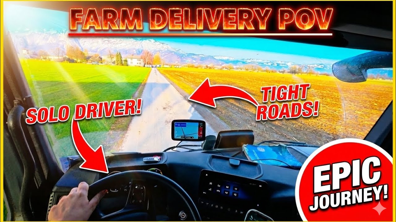 ASMR Truck POV: Narrow Mountain Roads in the Austrian Alps 🇦🇹