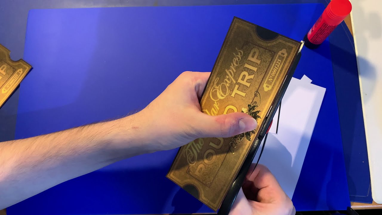 Make Polar Express tickets yourself - Polar Express Ticket selber basteln