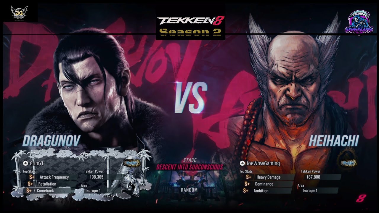 My Dragunov Vs Another Aggressive Heihachi Player! | TEKKEN 8 | SEASON 2 | Online Ranked Gameplay