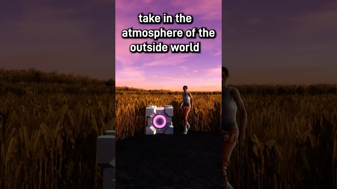 Portal 2 But It's Outside