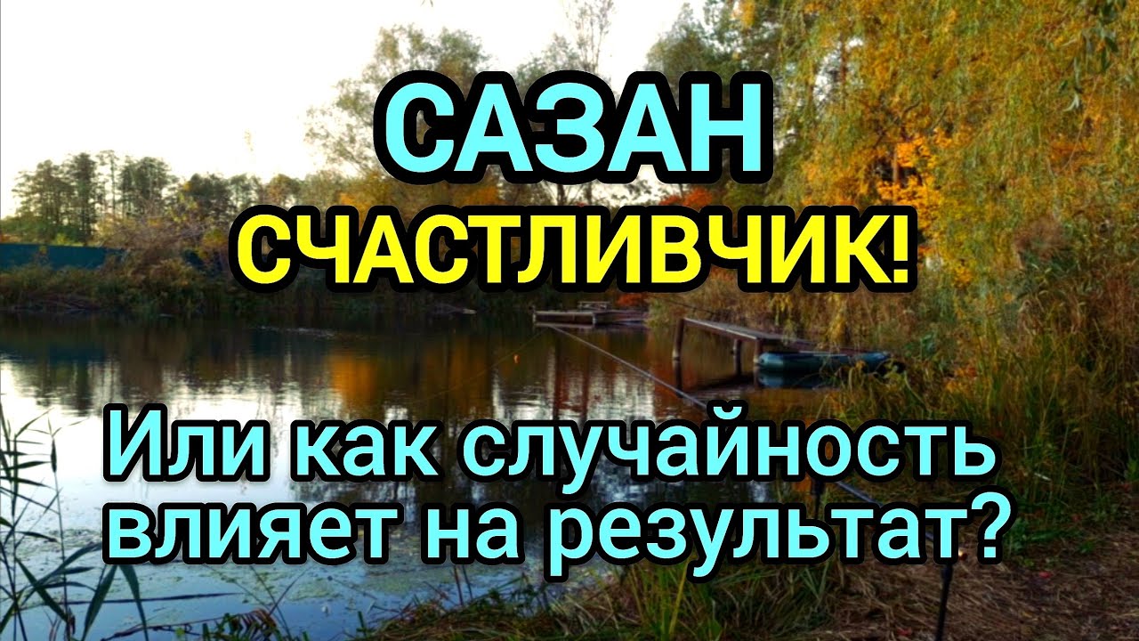 Сазан счастливчик! Или как случайность влияет на результат!