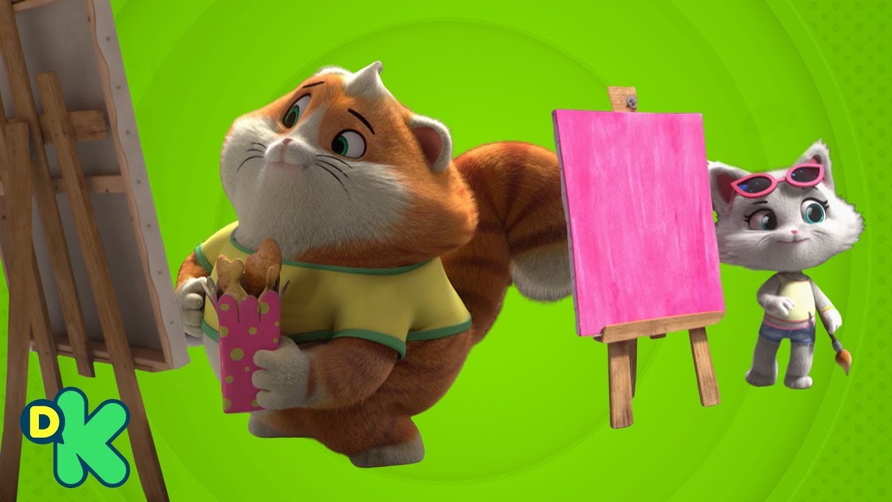 A grande obra de arte felina! | 44 Gatos | Discovery Kids