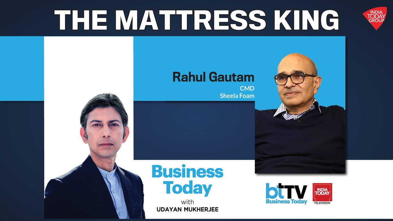 Udayan Mukherjee In A Free-Wheeling Conversation With Sheela Foam CMD Rahul Gautam